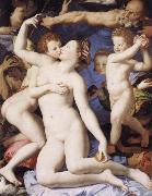BRONZINO, Agnolo Allegory the dear oil painting